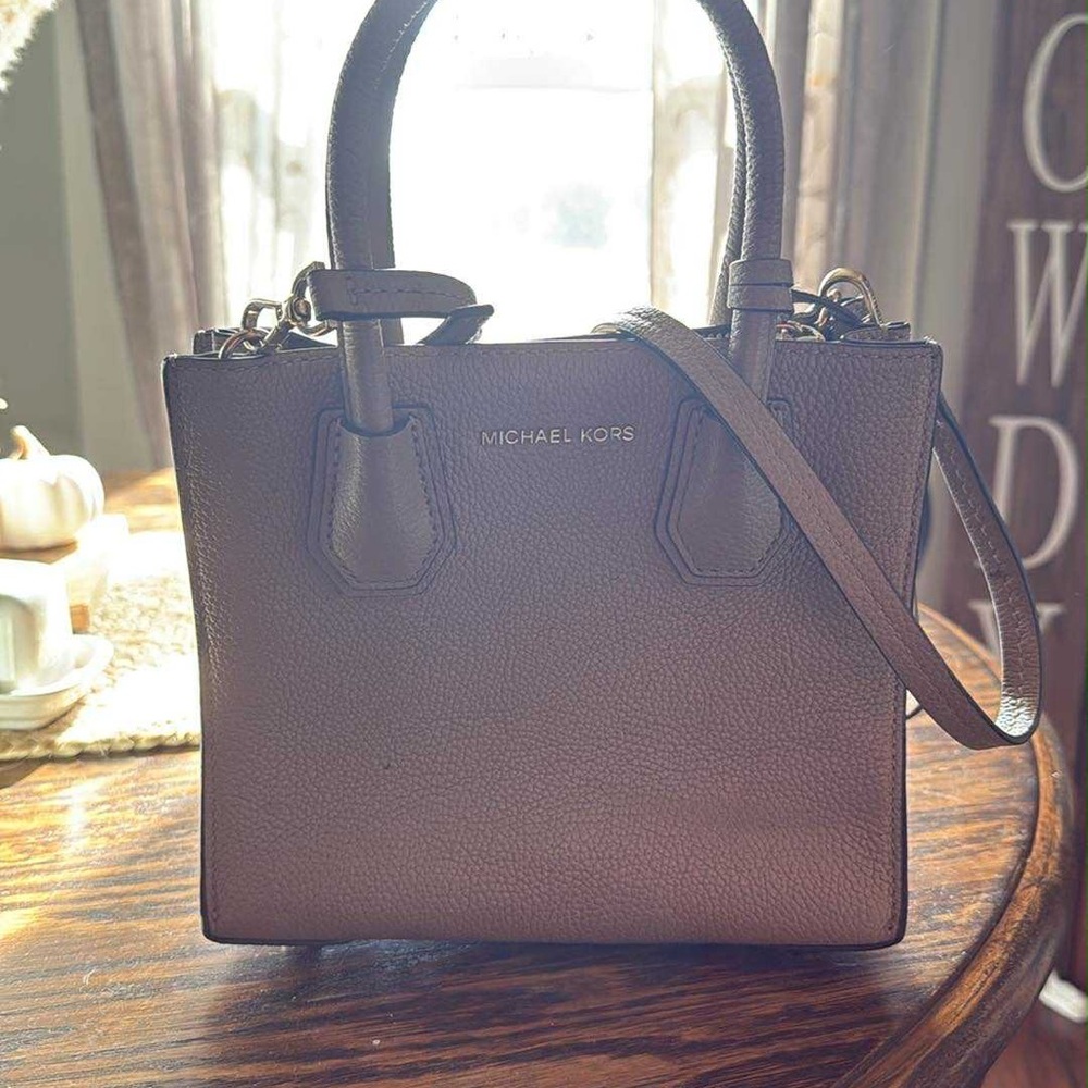Michael Kors Tan Leather Satchel